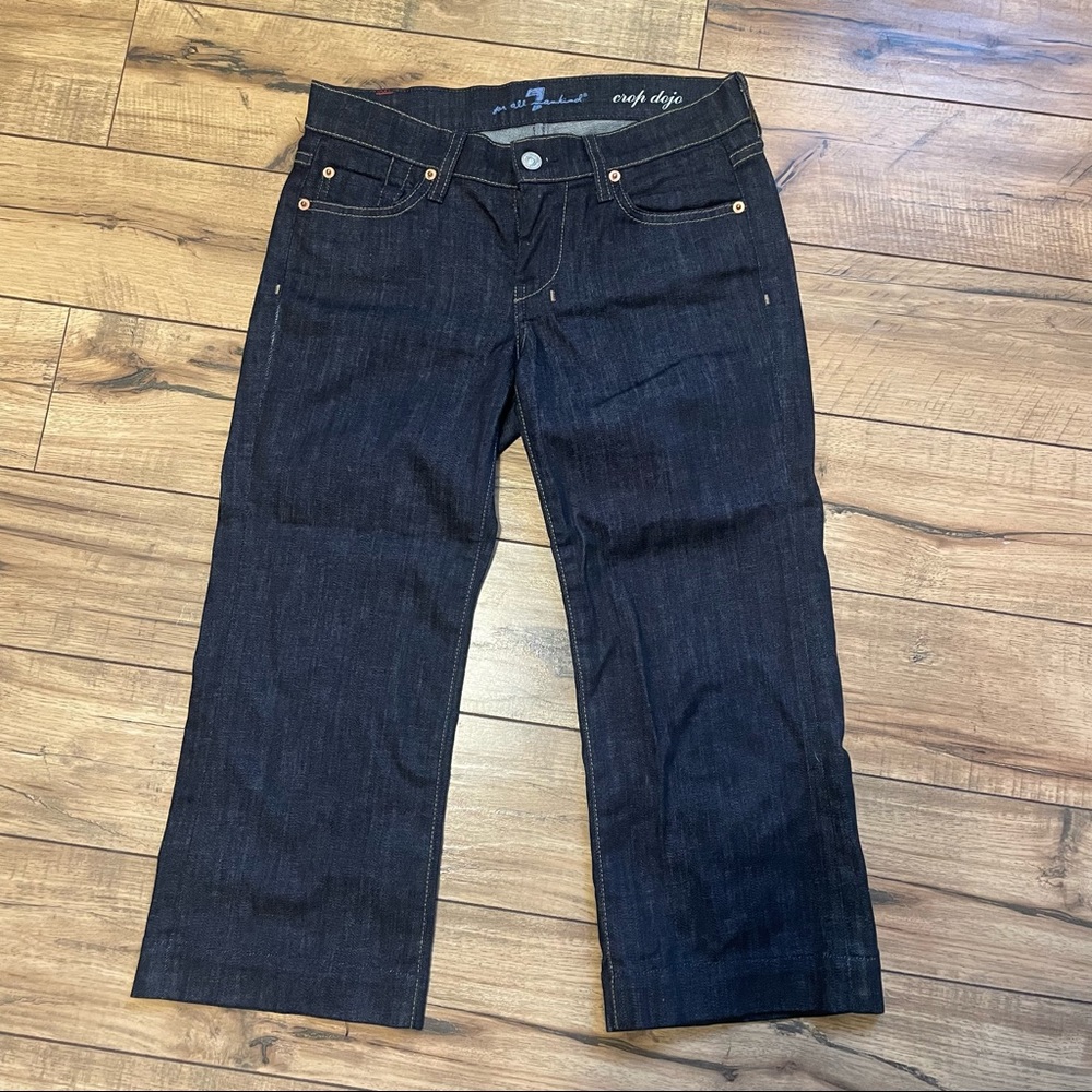 7 For All Mankind Cropped Dojo Sz 25
